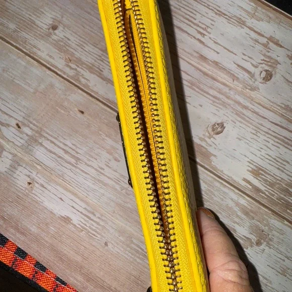 Michael Kors Vibrant Yellow Wallet - Picture 3 of 5